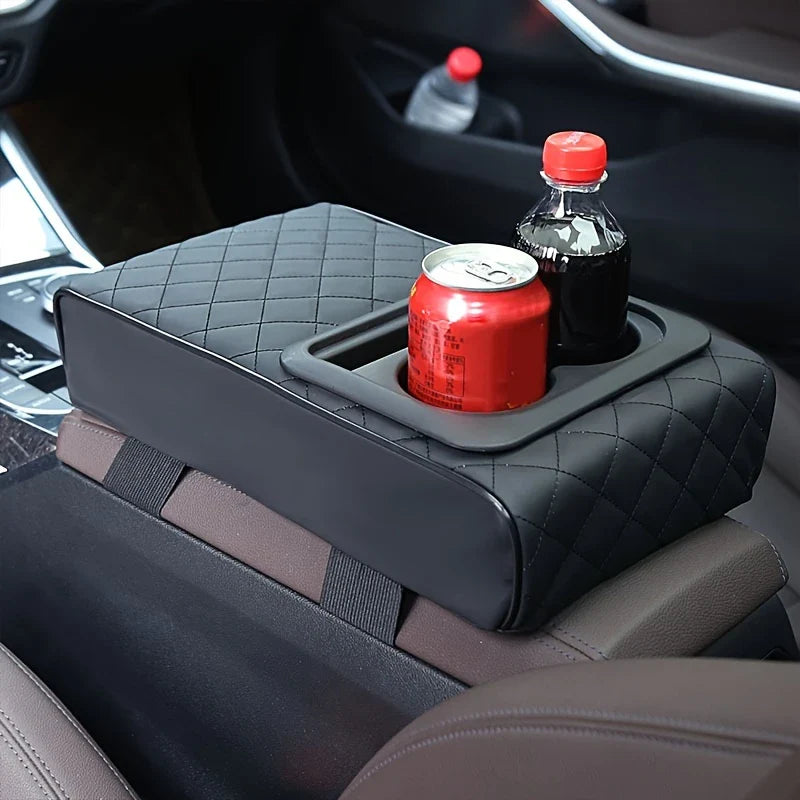 Conforta® Coussin d'Accoudoir de Voiture en Cuir