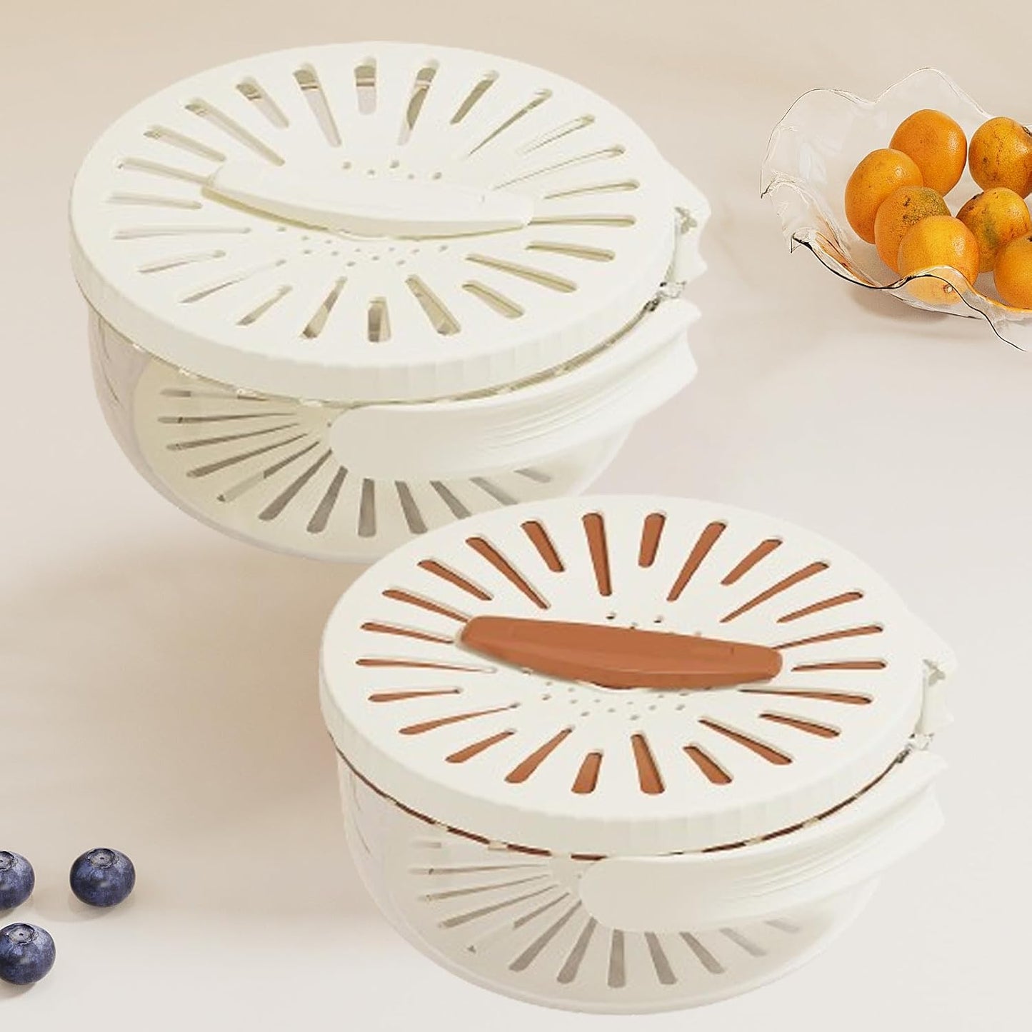 AquaBowl™ Bol de lavage multifonctionnel pour fruits et légumes