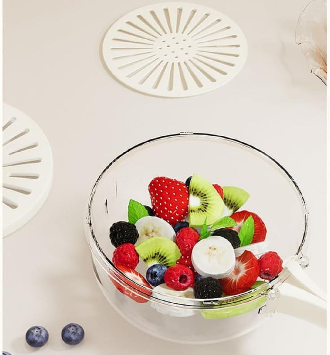 AquaBowl™ Bol de lavage multifonctionnel pour fruits et légumes