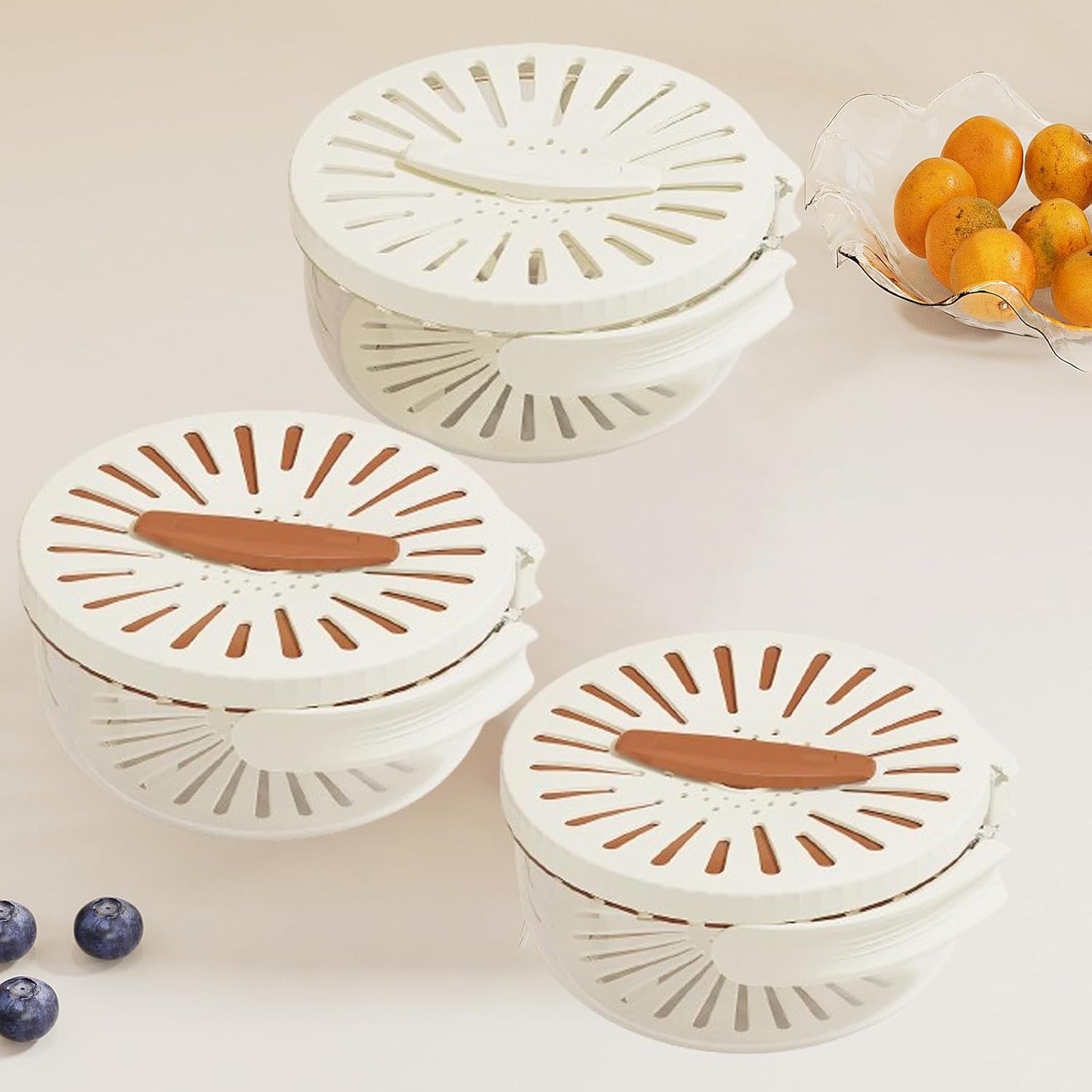 AquaBowl™ Bol de lavage multifonctionnel pour fruits et légumes