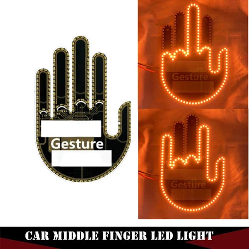 SignalMain™ Lumière drôle route rage panneaux fenêtre arrière lumière télécommande