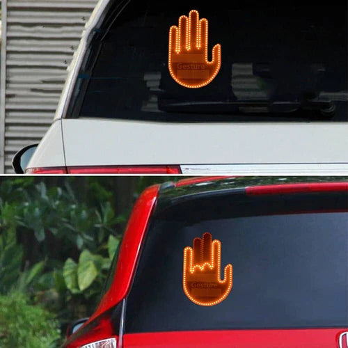 SignalMain™ Lumière drôle route rage panneaux fenêtre arrière lumière télécommande