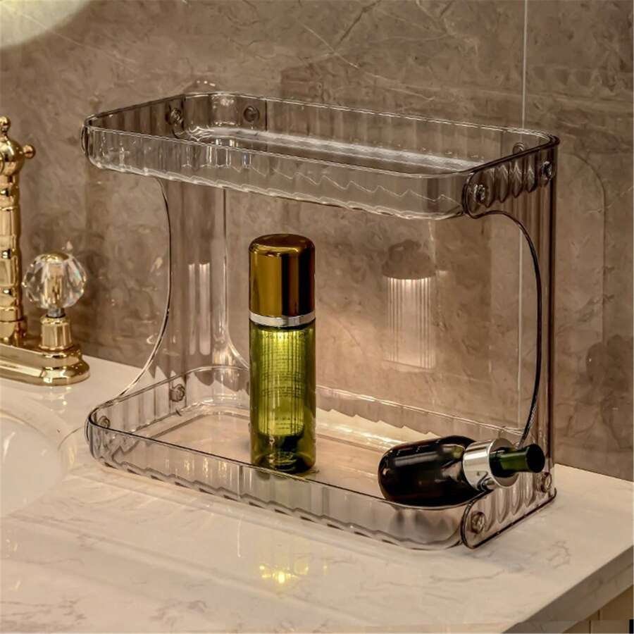 Étagère de Rangement à 2 Niveaux