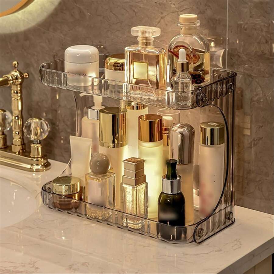 Étagère de Rangement à 2 Niveaux