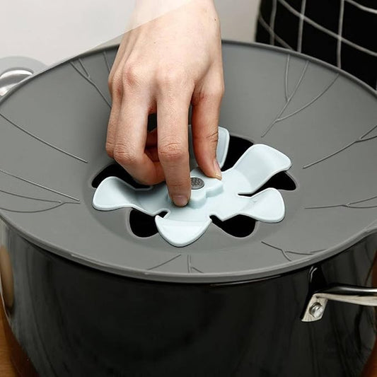 Couvercle Rotatif Anti-Déversement en Silicone