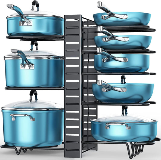 ORDORA® Organisateur de casseroles et poêles à 8 niveaux